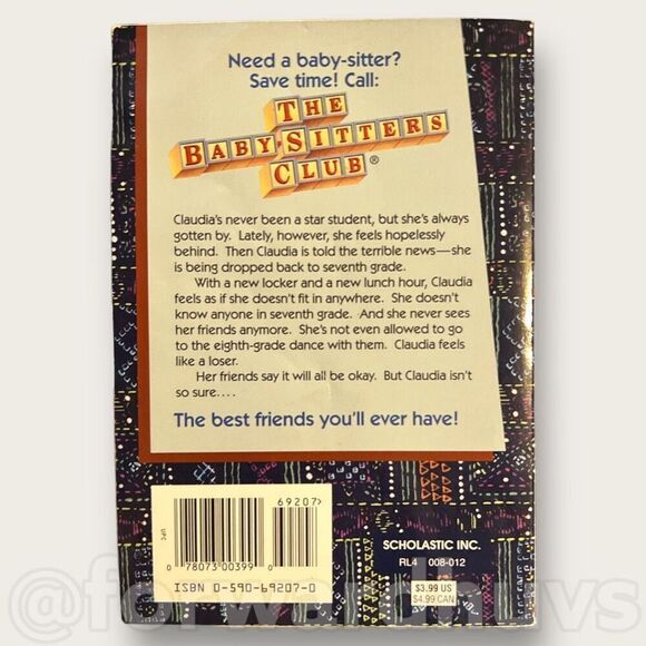 Bundle 3 for $15 | Baby-Sitters Club | Ann M. Martin | Book #101 | Vintage - Picture 3 of 7